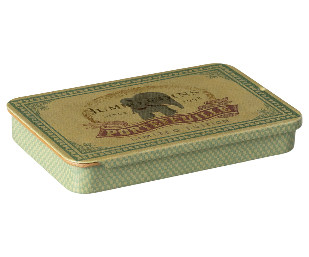 Metal Box with Sliding Lid, Jumbo Coins image 0