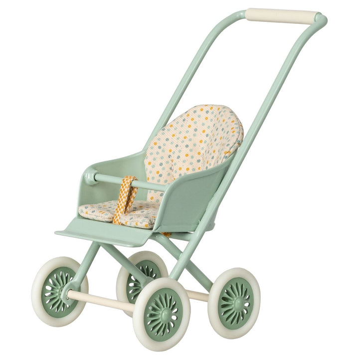 Maileg Stroller, Micro - Mint image 0