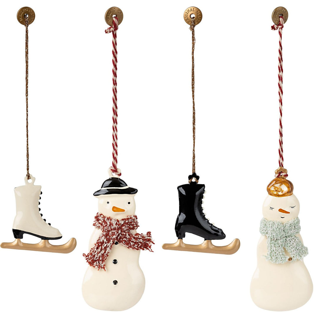 Maileg Metal Ornament Set - Winter Wonderland image 0