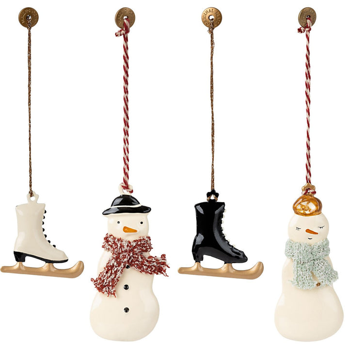 Maileg Metal Ornament Set - Winter Wonderland image 0