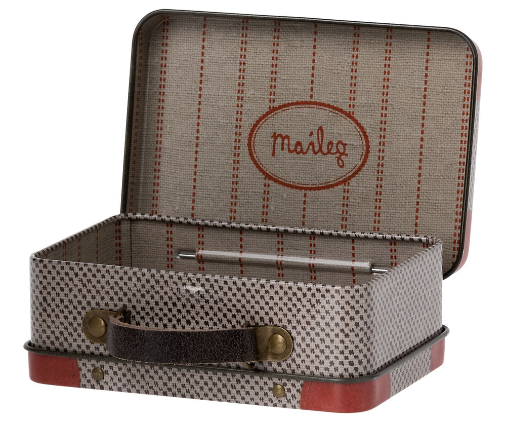 Maileg Metal Suitcase - Grey Travel image 1