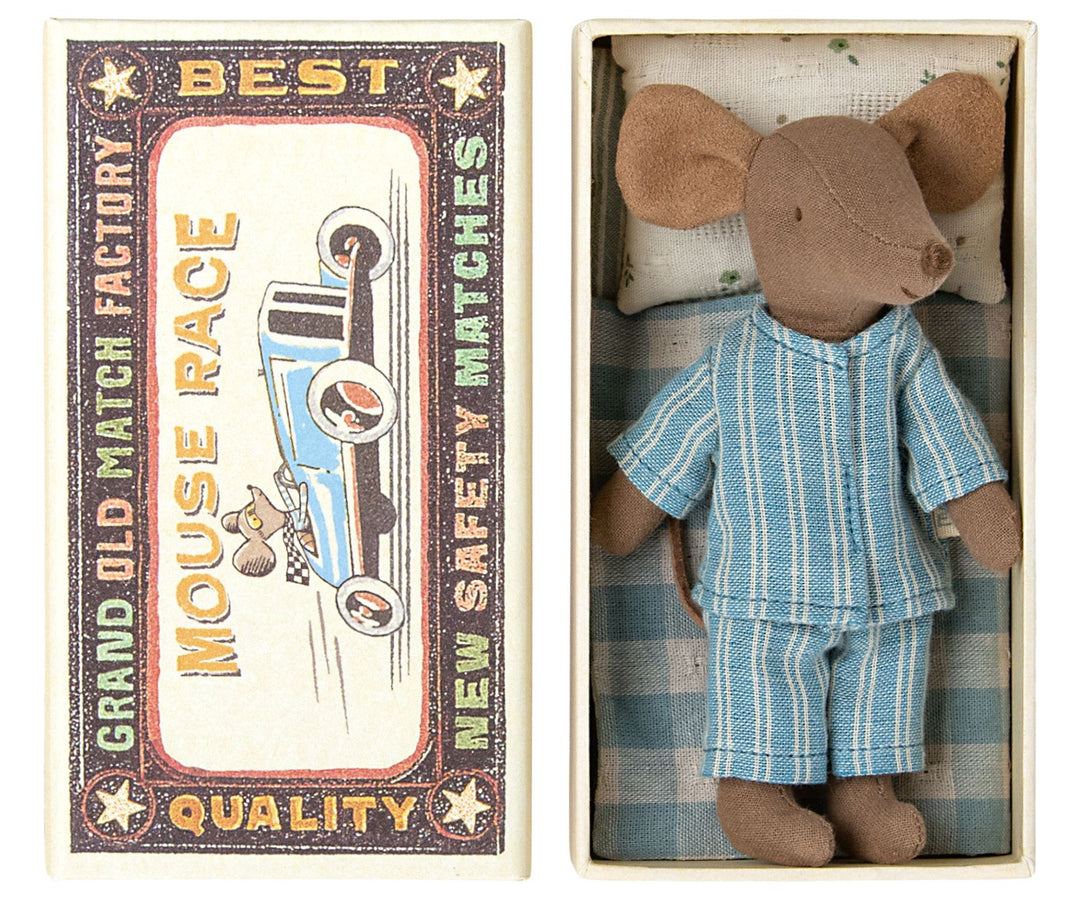 Maileg Big Brother Mouse in Matchbox image 2