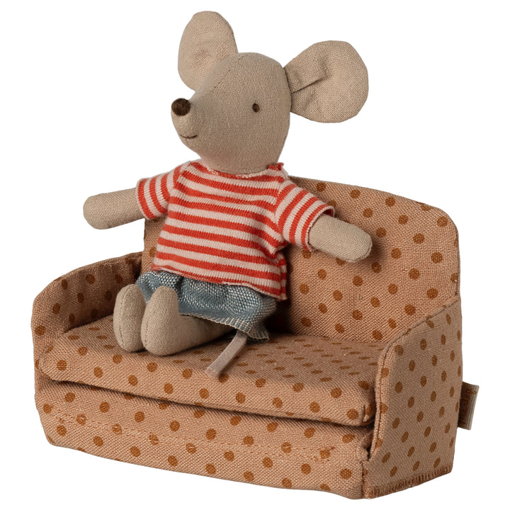 Maileg Sofa Bed, Mouse - Dots image 4
