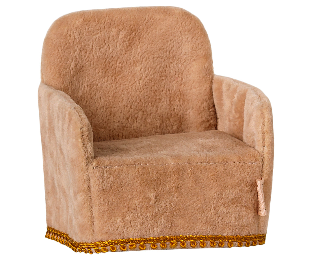 Maileg Folding Chair, Mouse - Powder image 0