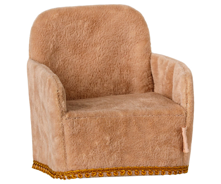 Maileg Folding Chair, Mouse - Powder image 0