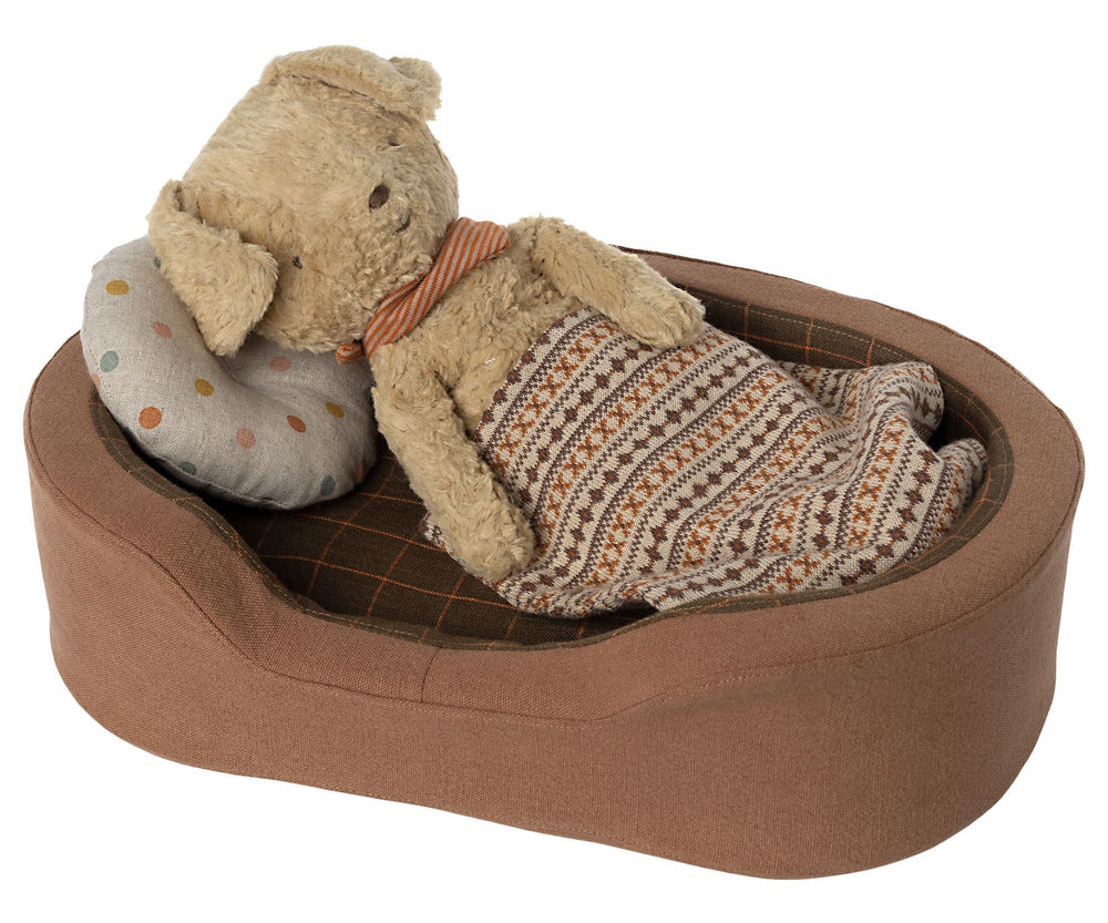 Maileg Cosy Basket, Medium - Brown image 1
