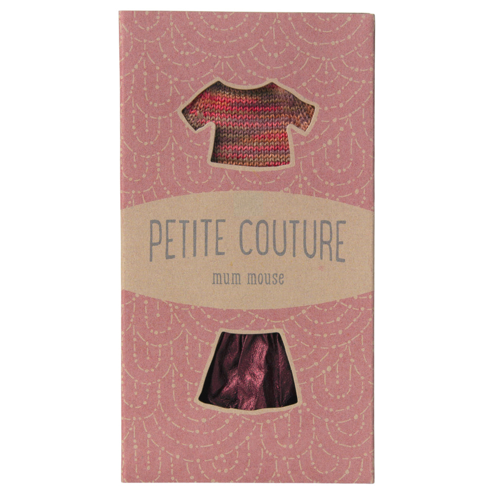 Maileg Skirt &amp; Knitted Blouse, Mum Mouse image 3