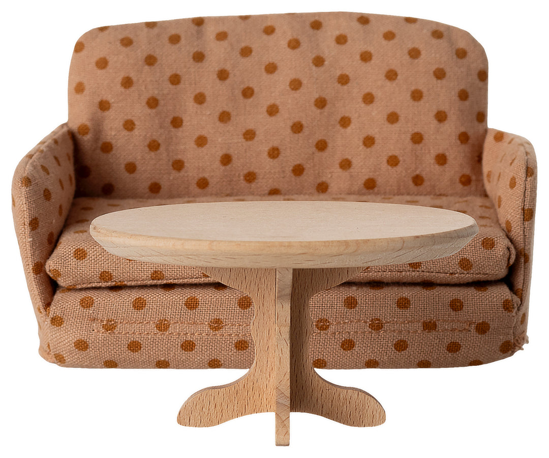 Maileg Oval coffee table, Mouse image 3