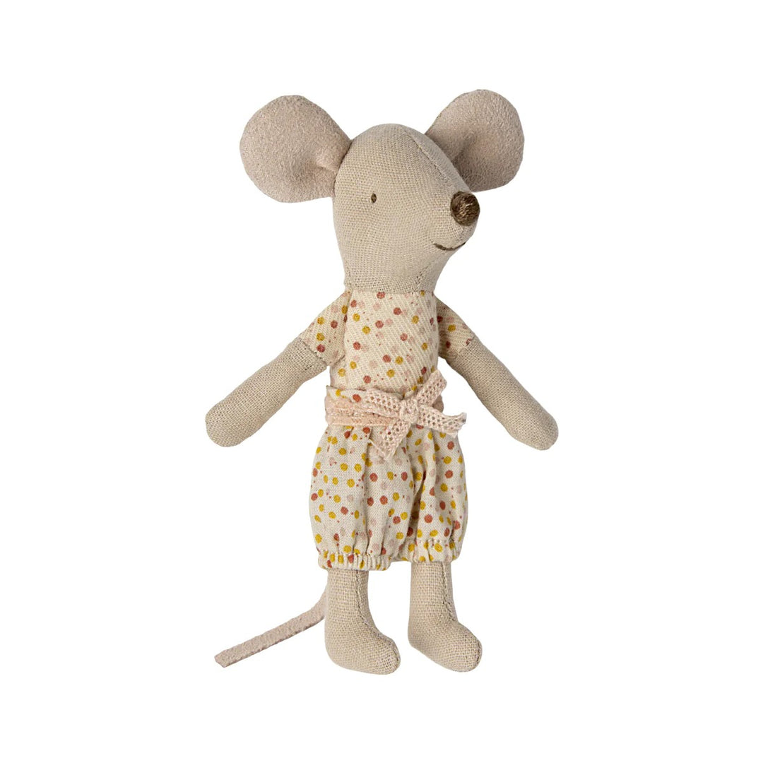 Maileg Little Sister Mouse in Matchbox image 1