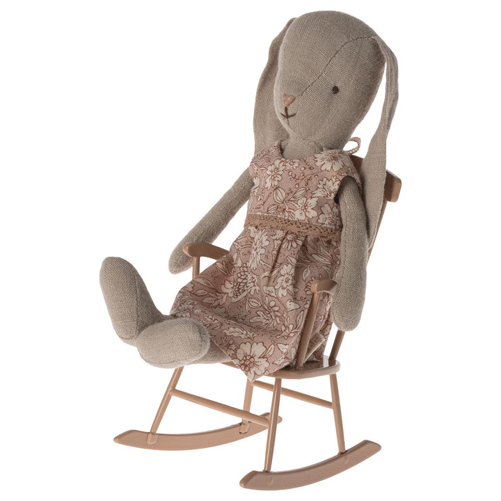 Maileg Rocking Chair, Miniature - Dark Powder image 1