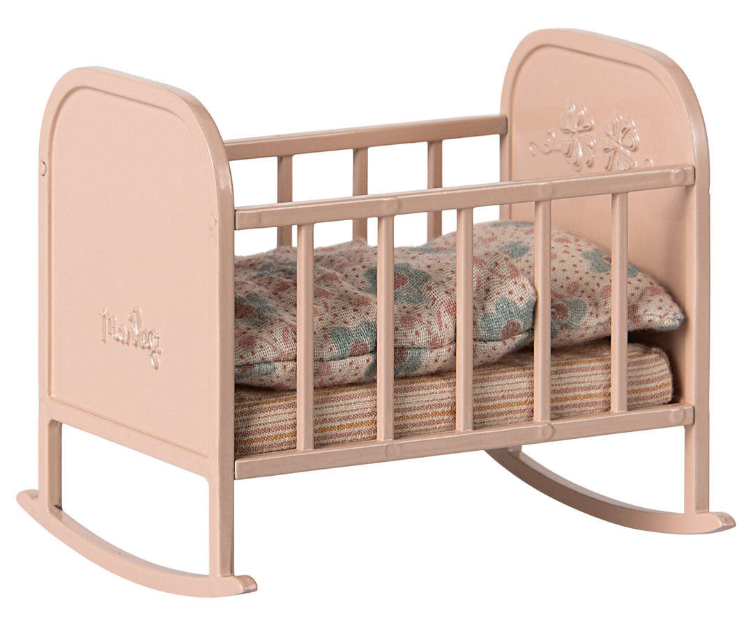 Maileg Cradle, MY - Light Rose image 0