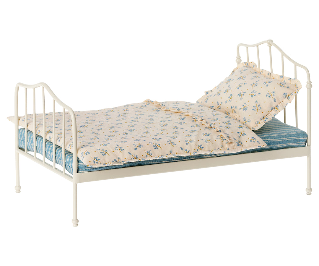 Maileg Miniature Bed, Mini - Blue image 0