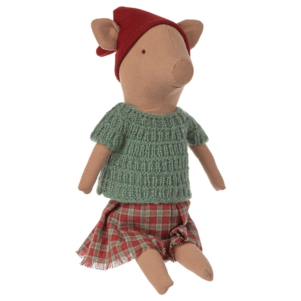 Maileg Christmas Pig - Girl image 1