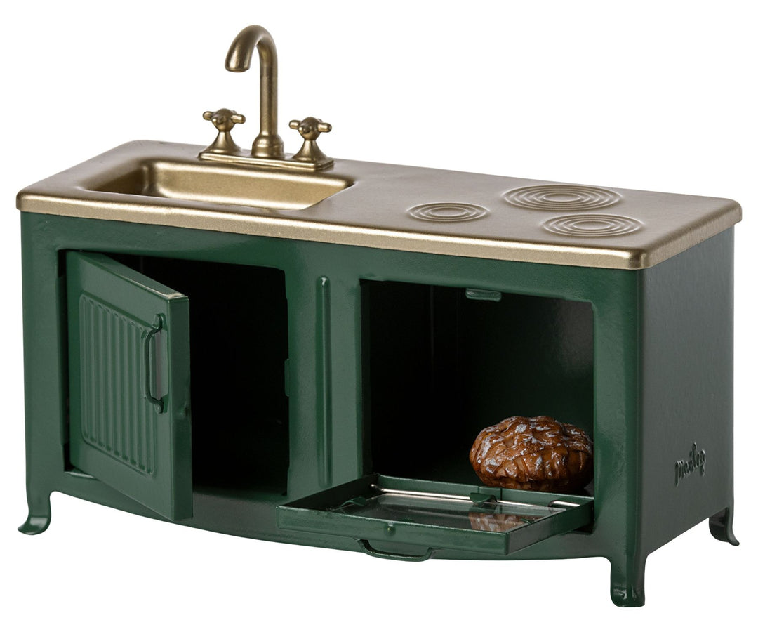 Maileg Kitchen, Mouse - Dark Green image 2