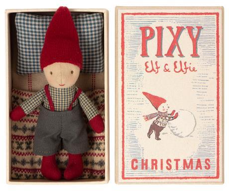 Maileg Pixy Elf in Matchbox image 1