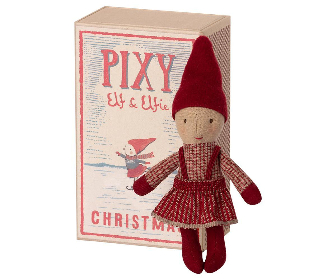Maileg Pixy Elfie in Matchbox image 0