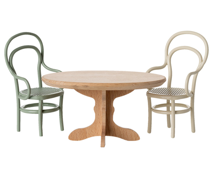 Maileg Oval dining table, Mouse - Nature image 2