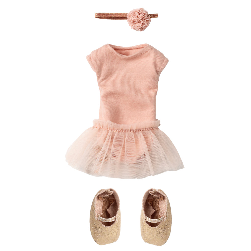 Maileg Ballet suit and skirt rose, Size 2 image 0