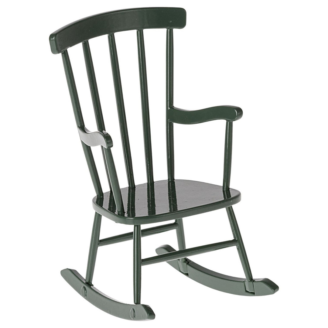 Maileg Rocking Chair, Mouse - Dark Green image 0