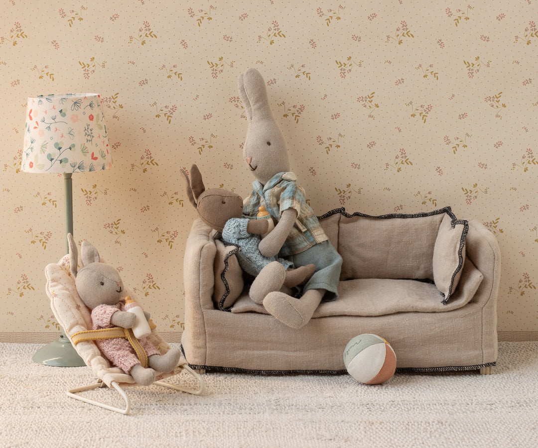 Maileg Rabbit set, - Sand - Rose image 1
