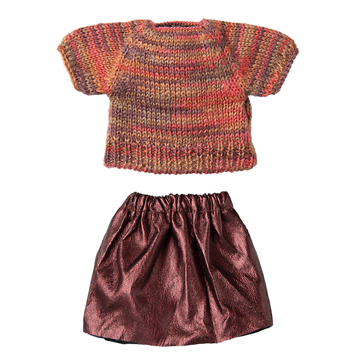Maileg Skirt &amp; Knitted Blouse, Mum Mouse image 0