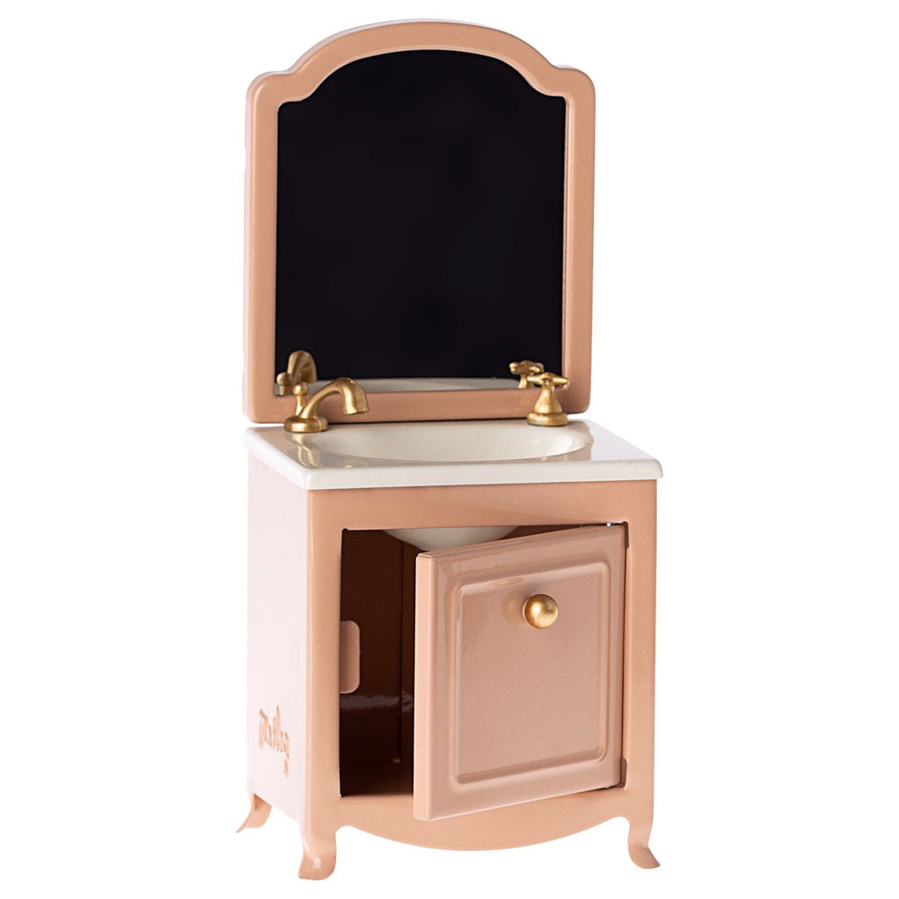 Maileg Sink with Mirror - Dark powder image 1