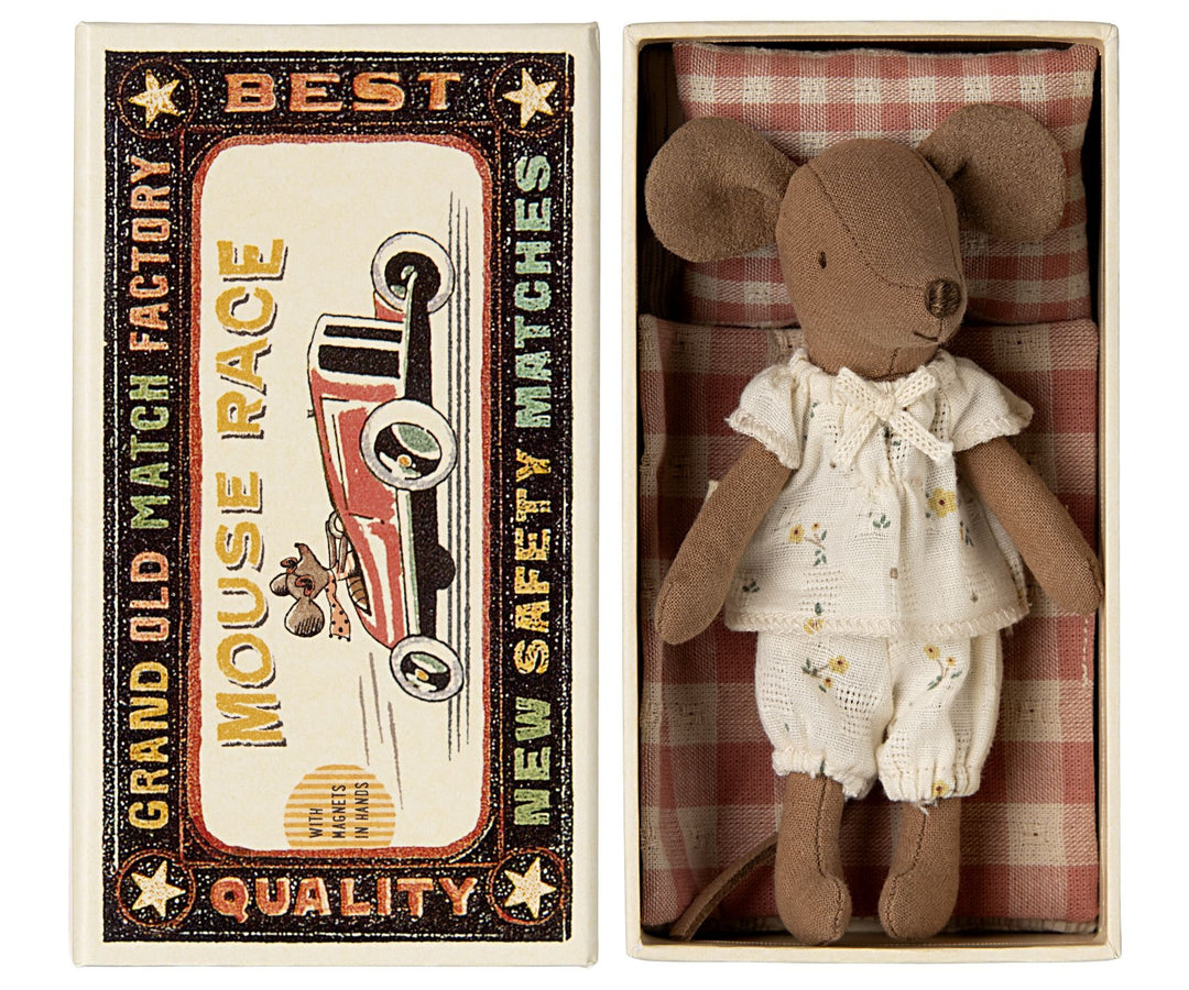 Maileg Big Sister Mouse in Box - Pyjamas image 0