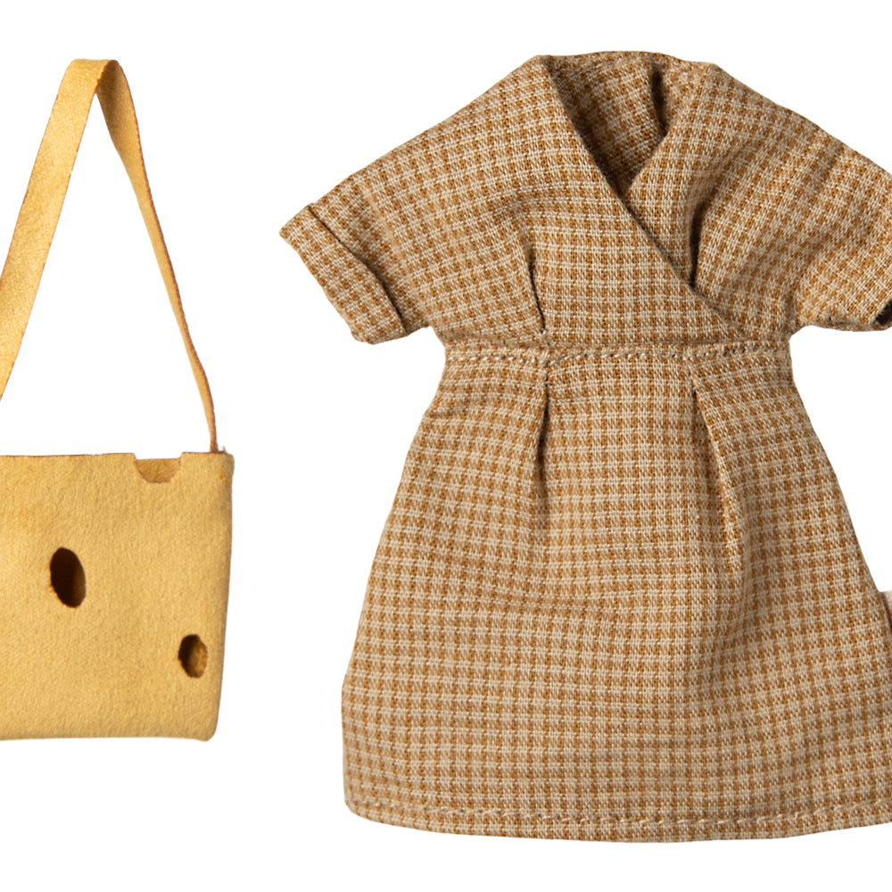 Maileg Dress & Bag, Mum Mouse image 0