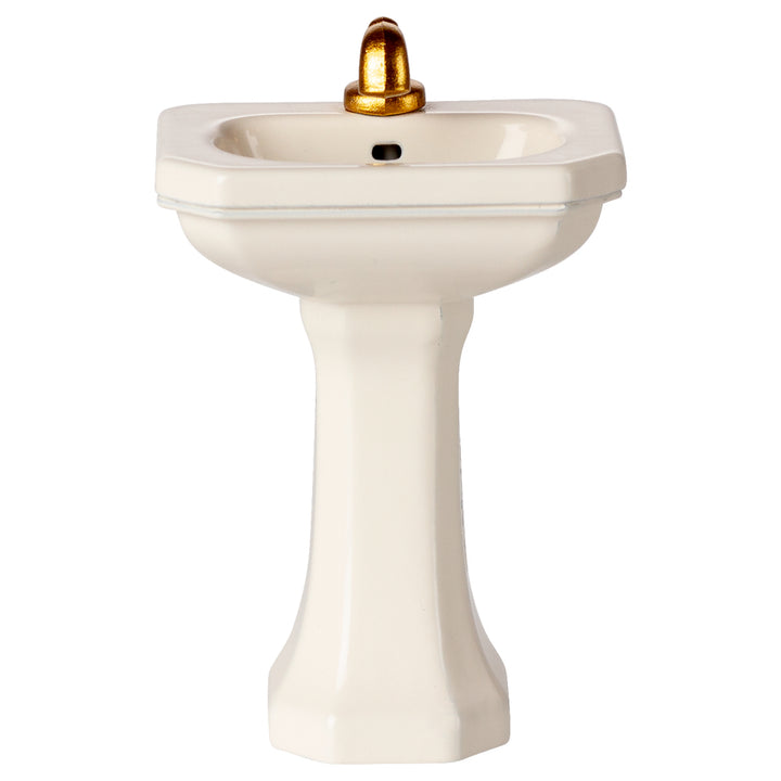 Maileg Bathroom sink, Mouse - Off white image 0