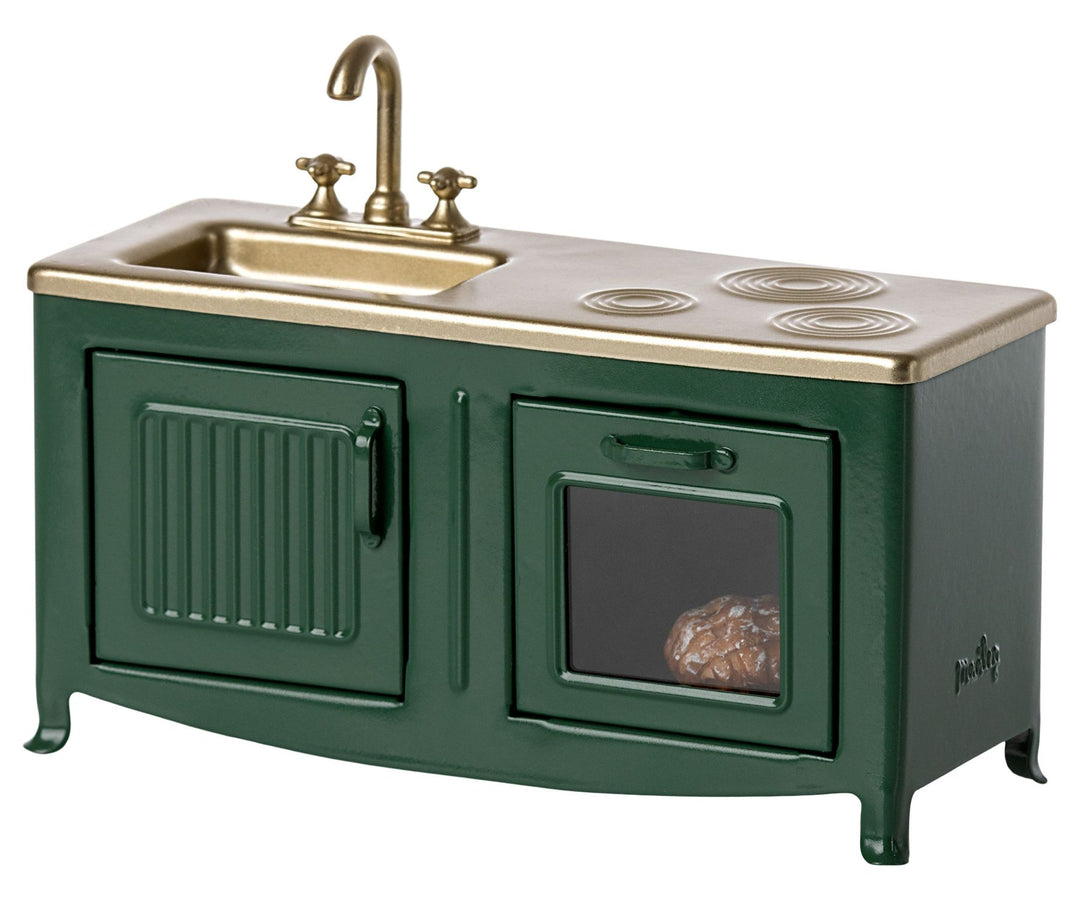 Maileg Kitchen, Mouse - Dark Green image 3