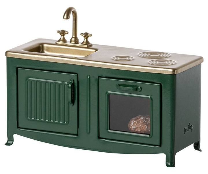 Maileg Kitchen, Mouse - Dark Green image 3