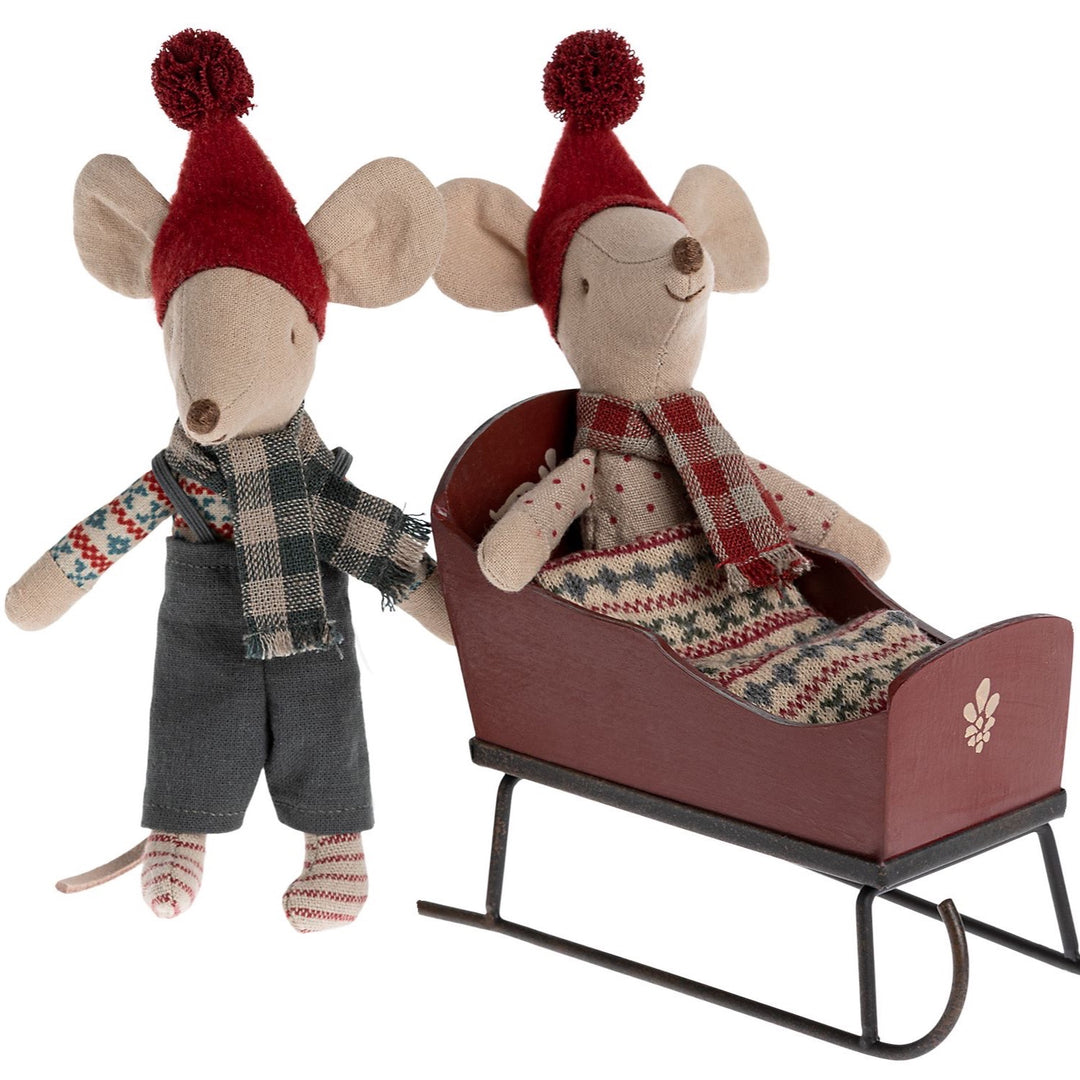 Maileg Mouse Sleigh image 0