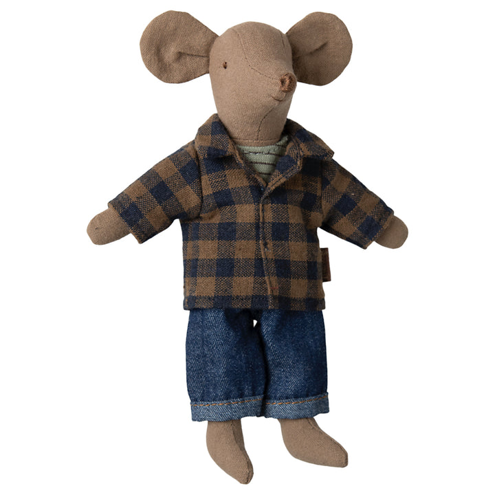 Maileg Dad Mouse - Light Brown image 0