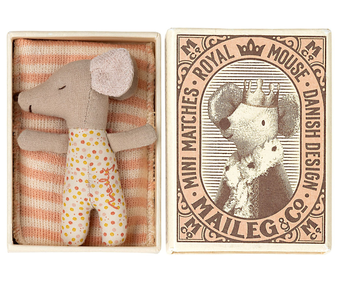 Maileg Baby Sleepy/Wakey Baby Mouse image 4