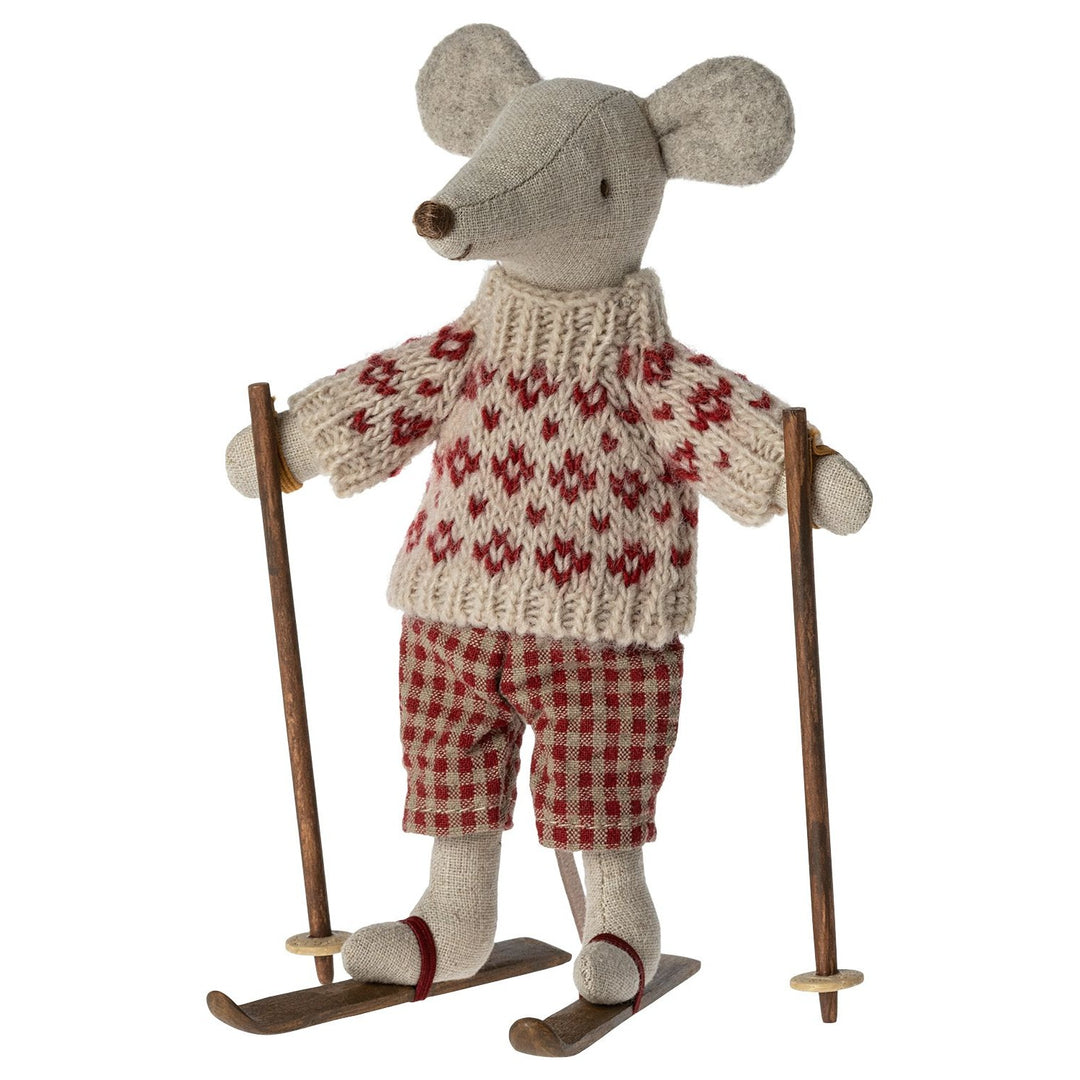 Maileg Ski &amp; Poles, Mum/Dad image 1