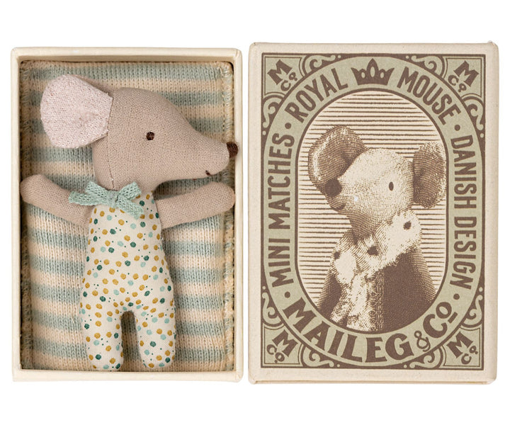 Maileg Baby Sleepy/Wakey Baby Mouse image 0