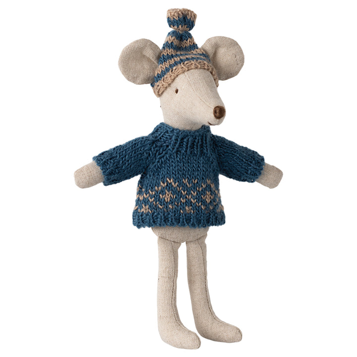 Maileg Knitted Sweater &amp; Hat, Dad Mouse image 2