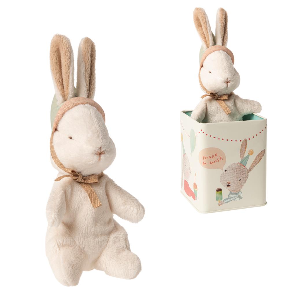 Maileg  Happy Day Bunny in Tin image 1