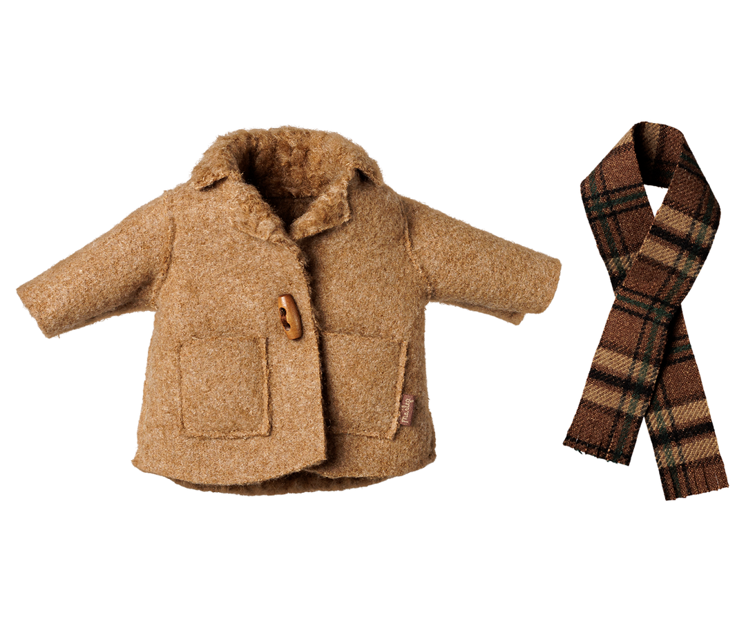 Maileg Jacket and scarf for medium mouse