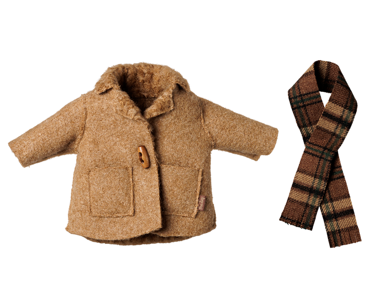 Maileg Jacket and scarf for medium mouse